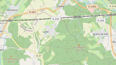 Carte de localisation de l'évènement