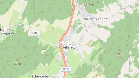 Carte de localisation de l'évènement