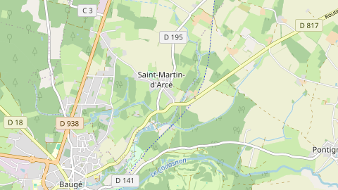 Carte de localisation de l'évènement
