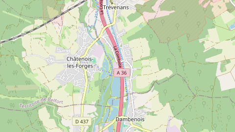 Carte de localisation de l'évènement