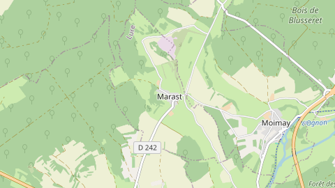 Carte de localisation de l'évènement