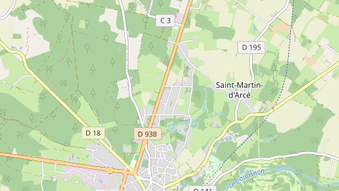 Carte de localisation de l'évènement