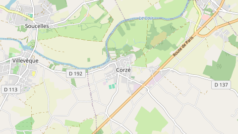 Carte de localisation de l'évènement