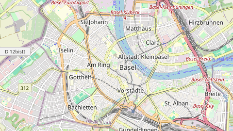 Carte de localisation de l'évènement