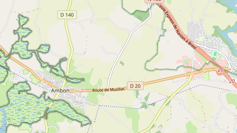 Carte de localisation de l'évènement