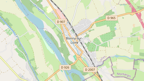 Carte de localisation de l'évènement