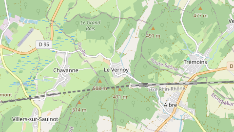 Carte de localisation de l'évènement