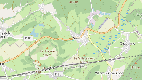 Carte de localisation de l'évènement