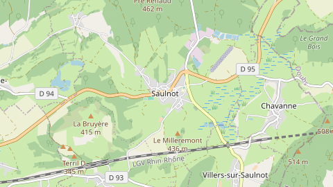 Carte de localisation de l'évènement