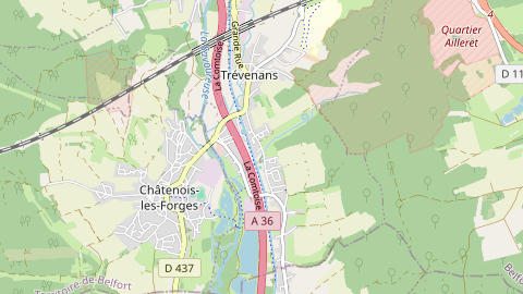 Carte de localisation de l'évènement