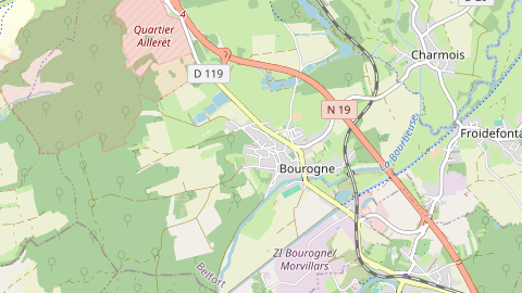 Carte de localisation de l'évènement