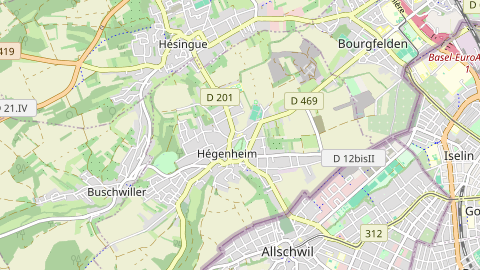 Carte de localisation de l'évènement