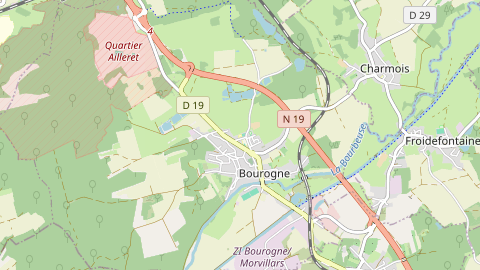 Carte de localisation de l'évènement