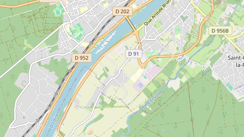 Carte de localisation de l'évènement