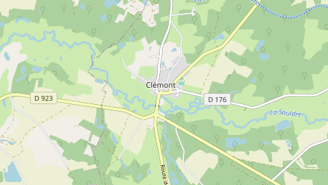 Carte de localisation de l'évènement