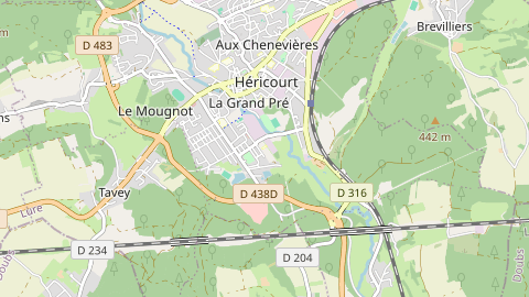 Carte de localisation de l'évènement