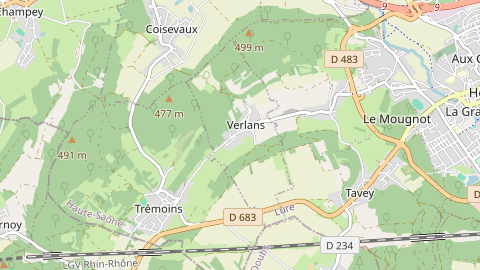 Carte de localisation de l'évènement