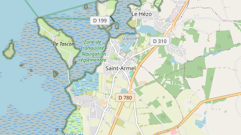 Carte de localisation de l'évènement