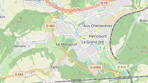 Carte de localisation de l'évènement