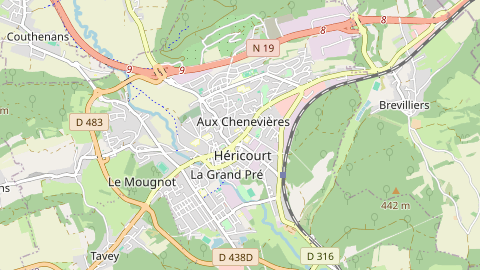 Carte de localisation de l'évènement