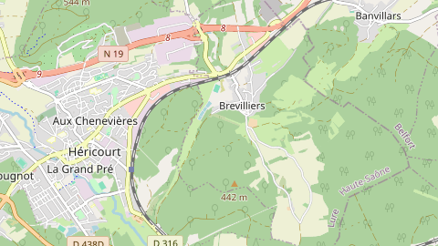 Carte de localisation de l'évènement