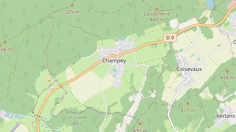Carte de localisation de l'évènement