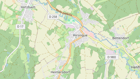 Carte de localisation de l'évènement