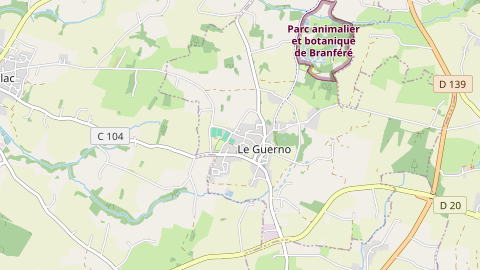 Carte de localisation de l'évènement