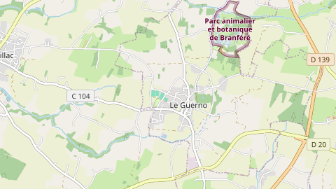 Carte de localisation de l'évènement