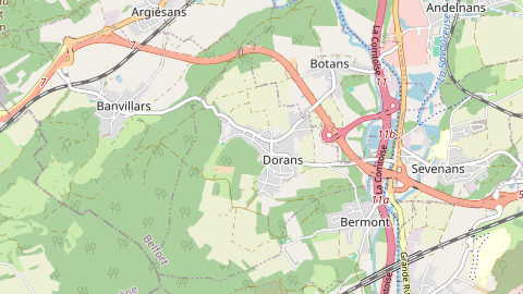 Carte de localisation de l'évènement