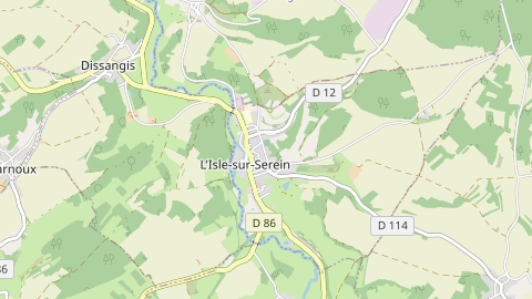 Carte de localisation de l'évènement