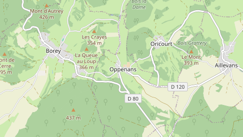 Carte de localisation de l'évènement