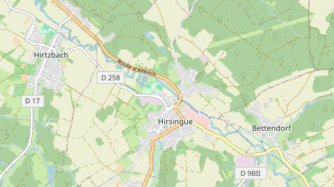 Carte de localisation de l'évènement