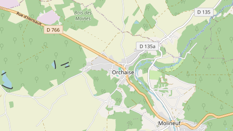 Carte de localisation de l'évènement