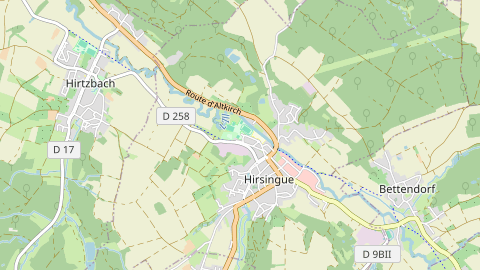 Carte de localisation de l'évènement