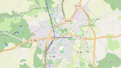 Carte de localisation de l'évènement