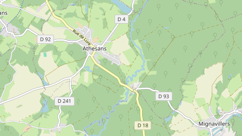 Carte de localisation de l'évènement