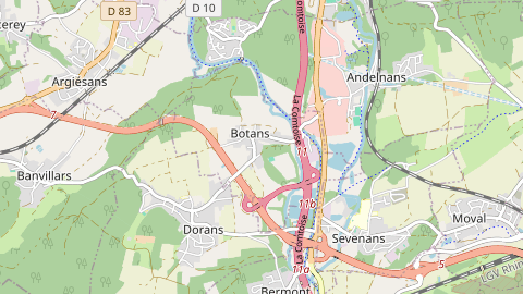 Carte de localisation de l'évènement