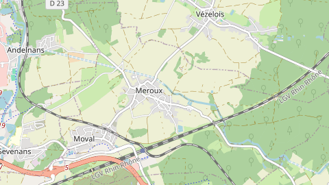 Carte de localisation de l'évènement