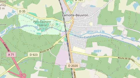 Carte de localisation de l'évènement