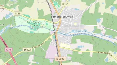 Carte de localisation de l'évènement