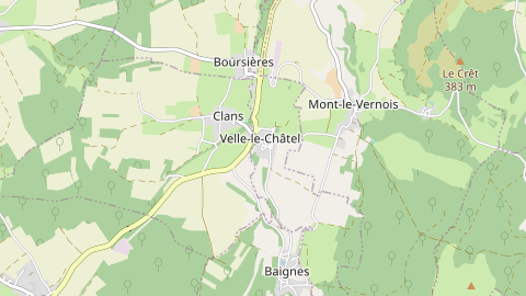 Carte de localisation de l'évènement