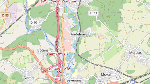 Carte de localisation de l'évènement