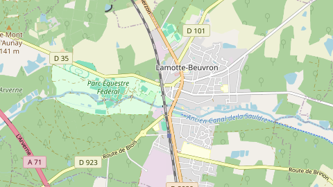 Carte de localisation de l'évènement