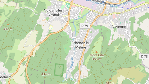 Carte de localisation de l'évènement