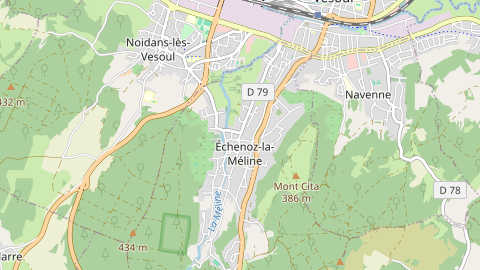 Carte de localisation de l'évènement