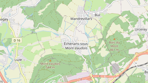 Carte de localisation de l'évènement
