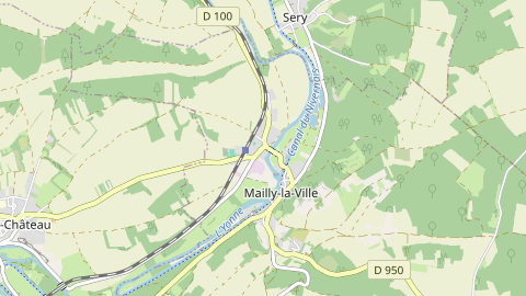 Carte de localisation de l'évènement