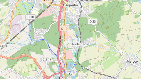 Carte de localisation de l'évènement