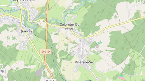 Carte de localisation de l'évènement